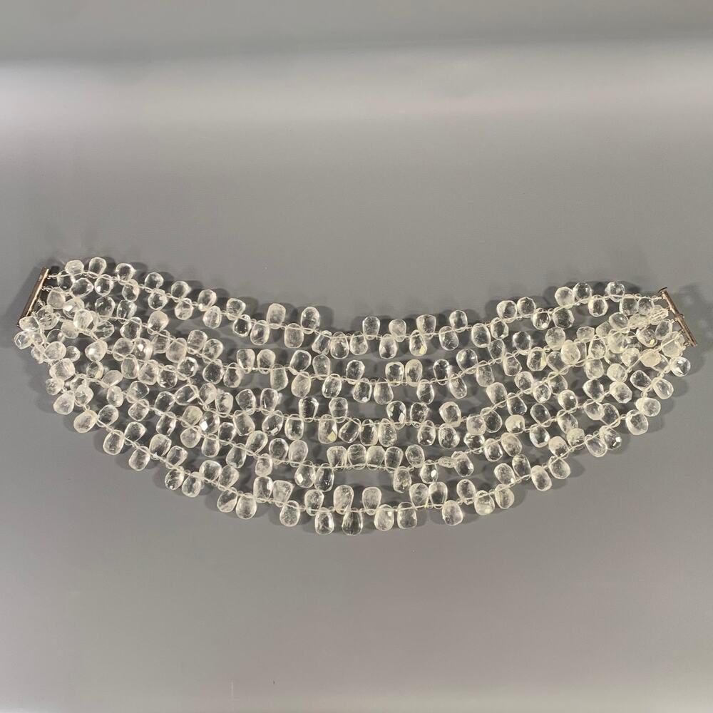 NO BRAND Clear Stone Necklace